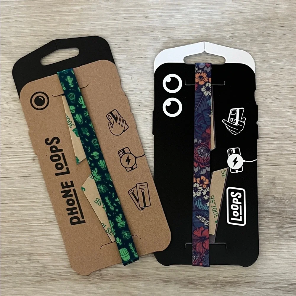 Floral and Green Strap Set